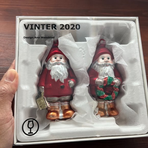 IKEA Vinter 2020 Gnome & Mushroom Christmas Ornaments - Picture 4 of 16